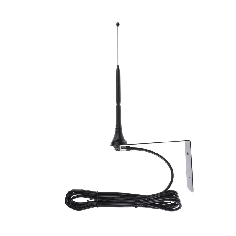 RF Solutions Whip Omni-Directional GSM & GPRS Antenna Wall/Pole Mount with SMA Male Connector 850-1800MHz 3m Lead ANT-GSM5WM