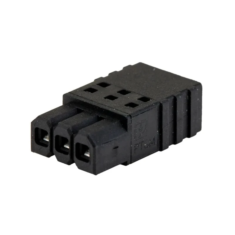 Phoenix Contact PTSM 0.5/3-P-2.5 Series Pluggable Terminal Block, 3-Contact, 2.5 mm Pitch, 1 Row, 6A Current, 160V 1778845