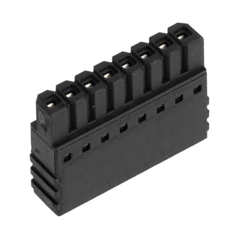 Phoenix Contact Pluggable Terminal Block 8 Contacts 2.5 mm Pitch 1 Row 160V 6A PTSM 0.5/8-P-2.5 1778890