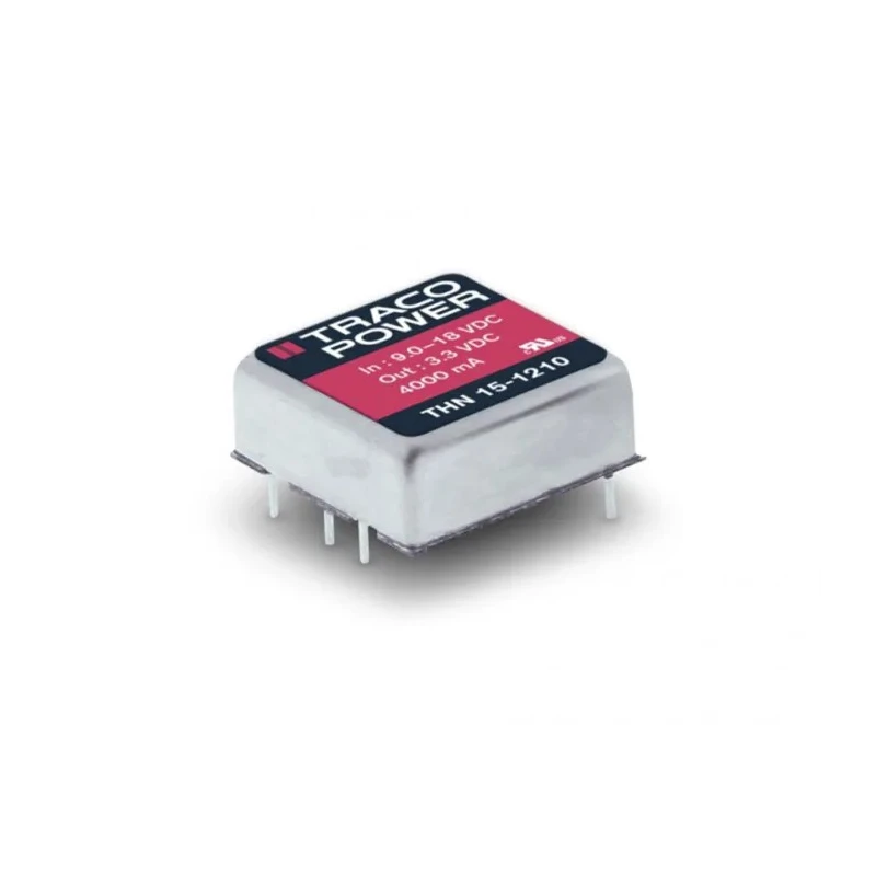 TRACOPOWER High Efficiency 15 W DC/DC Converter, 15V dc Output, 500mA, Dual Output, Through Hole Mount THN 15-2423N