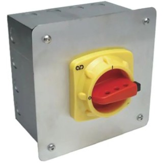 Craig & Derricott 3-Pole Panel Mount Isolator Switch IP65 40A 18.5 kW SDFL403/RS