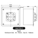 Craig & Derricott 3-Pole Panel Mount Isolator Switch IP65 40A 18.5 kW SDFL403/RS