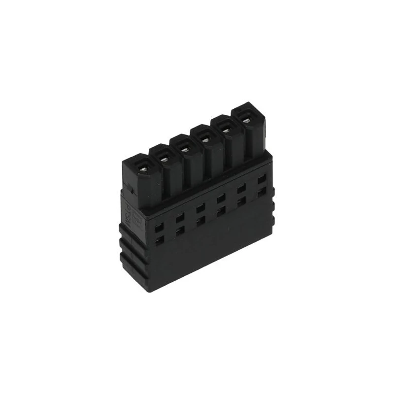 Phoenix Contact PTSM 0.5/6-P-2.5 Series Pluggable Terminal Block, 6-Contact, 2.5 mm Pitch, 1 Row, 160V, 6A Current 1778874