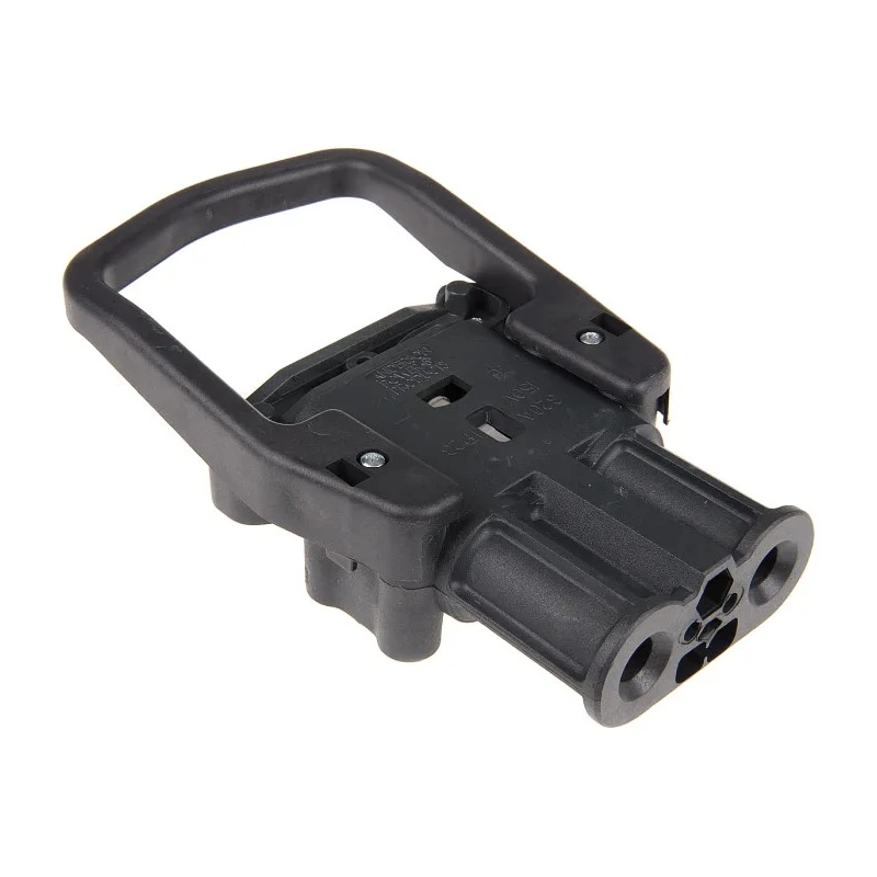 Anderson Power Products E32 Series 2 Way Female Battery Connector, Straight Feed Through, Nylon Housing, Silver E32570-100