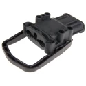 Anderson Power Products E32 Series 2 Way Female Battery Connector, Straight Feed Through, Nylon Housing, Silver E32570-100