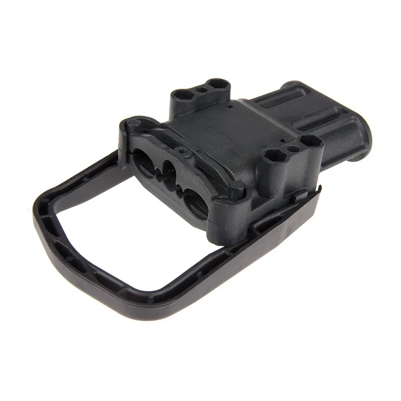 Anderson Power Products E32 Series 2 Way Female Battery Connector, Straight Feed Through, Nylon Housing, Silver E32570-100