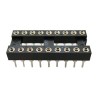 RS PRO 2.54 mm Pitch Vertical 18 Way Through Hole Turned Pin Closed Frame DIL Socket 3A 183-1567
