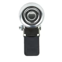 Tente Swivel Castor with Brakes, 100 kg Load Capacity, 50 mm Thermoplastic Rubber Wheel, Pressed Steel 2475YGO050P30-11