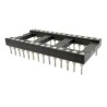 RS PRO 2.54 mm Pitch Vertical 14 Way Through Hole Turned Pin Closed Frame DIL Socket 3A 183-1565