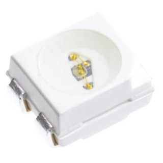 Broadcom 3.8 V Green LED PLCC 4 Surface Mount High Brightness 787 mcd 120° Viewing Angle HSMM-A400-U4QM2