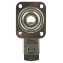 Tente Swivel Castor Stainless Steel Frame 200 kg Capacity 80 mm Polyurethane Wheel 8477UAD080P62
