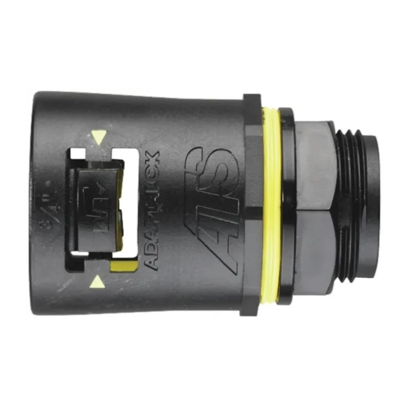 Adaptaflex Black Polyamide 66 Conduit Fitting, 16 mm Nominal Size, M16 Thread, IP68 IP67 IP66 7TCA296170R0105 AT16/M16/A/BLY