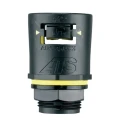 Adaptaflex Black Polyamide 66 Conduit Fitting, 16 mm Nominal Size, M16 Thread, IP68 IP67 IP66 7TCA296170R0105 AT16/M16/A/BLY