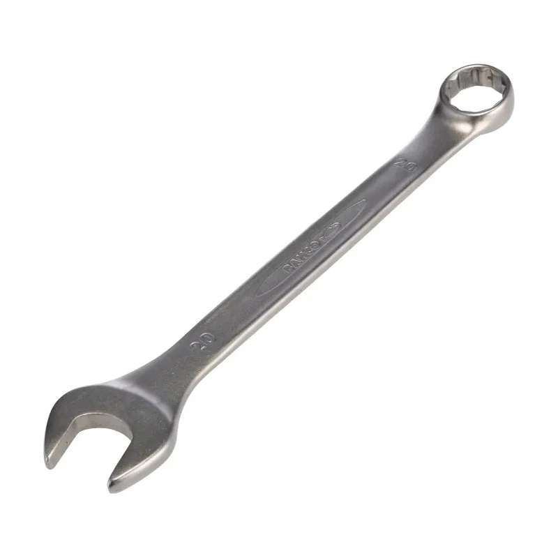Bahco Combination Spanner 20 mm, 240mm Overall Length, Alloy Steel, Chrome Finish 111M-20