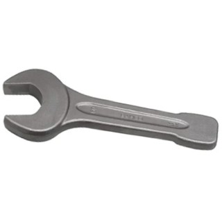 Bahco Single Ended Open Spanner Metric 27 mm Size, Steel Grey Finish, 180mm Overall Length, Double Ended 133SGM-27