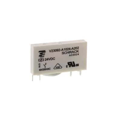 TE Connectivity PCB Power Relay 24V DC Coil 6A Switching Current SPST V23092A1024A202
