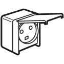 Legrand 32A Grey 1 Gang Plug Socket Plexo Indoor & Outdoor Type E 0 558 72