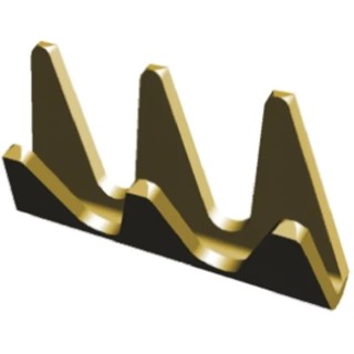 TE Connectivity Open Barrel Wire Splice Connector Uninsulated Brass Contact 6mm Length 2.7mm Diameter 926933-2