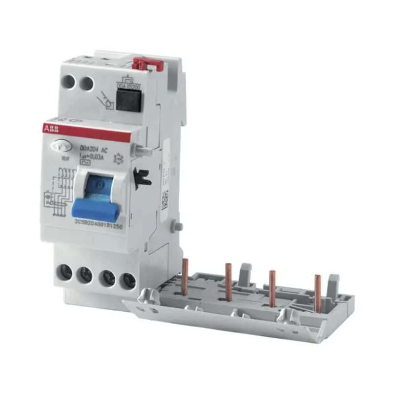 ABB Residual Current Device, Series, 40A, 4-Pole, 30 mA Trip Sensitivity, Type AC, 1 kA Breaking Capacity, 400V AC DDA200