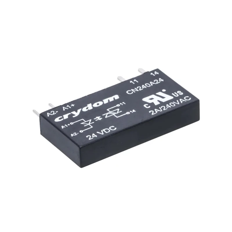 Crydom CN Series Solid State Relay, 2 A Load Current, PCB Mount, 280 V AC Load, 30 V DC Control CN240A24