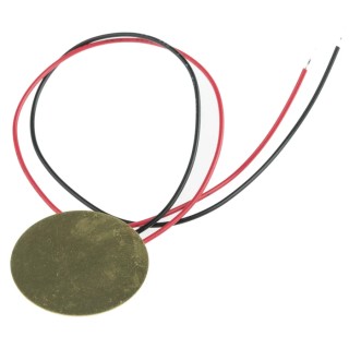RS PRO 75 dB Surface Diaphragm External 0.52 mm Piezo Buzzer Component 27 mm Diameter 3 V AC Min 30 V AC Max 724-3162