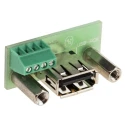 RS PRO Straight Through Hole Female 1 Port USB Type A USB Connector 724-8962