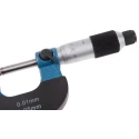 RS PRO Cast Iron Frame External Micrometre with Ratchet Thimble 0-25 mm Measuring Range ±0.004 mm Accuracy RS-725-5733