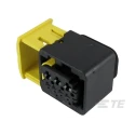 TE Connectivity HDSCS Automotive Connector Female Black Cable 7 Way 20, 40A Crimp Termination 1-1418480-1