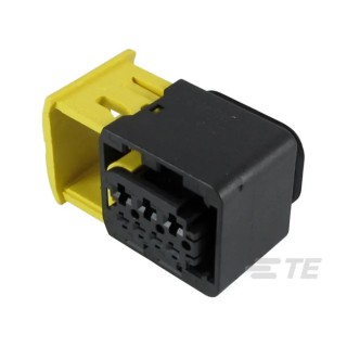 TE Connectivity HDSCS Automotive Connector Female Black Cable 7 Way 20, 40A Crimp Termination 1-1418480-1