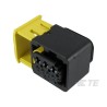 TE Connectivity HDSCS Automotive Connector Female Black Cable 7 Way 20, 40A Crimp Termination 1-1418480-1