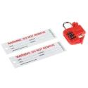 Kewtech Corporation Combination Padlock Lock Out Device KEWLOK