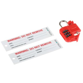 Kewtech Corporation Combination Padlock Lock Out Device KEWLOK
