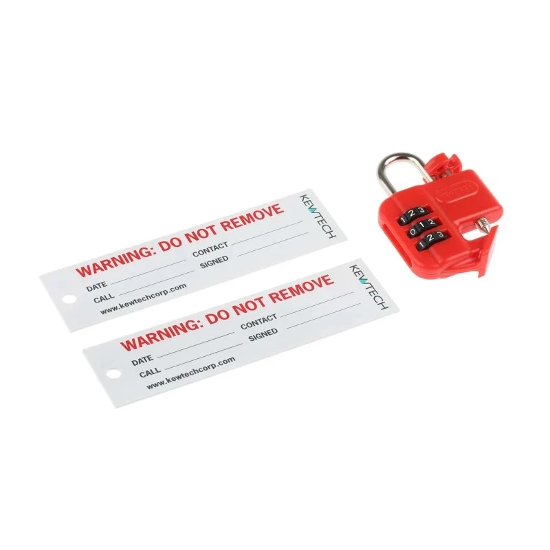 Kewtech Corporation Combination Padlock Lock Out Device KEWLOK