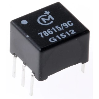 Murata Power Solutions Through Hole Pulse Transformer 1CT:1CT Turns Ratio, 10000μH Primary Inductance, 1.33Ω 78615/9C