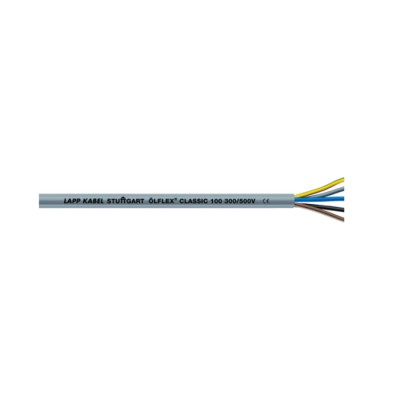Lapp ÖLFLEX CLASSIC 100 Control Cable 3 Cores 18 AWG Unscreened 50 m Silver Grey Polyvinyl Chloride Sheath 00100424