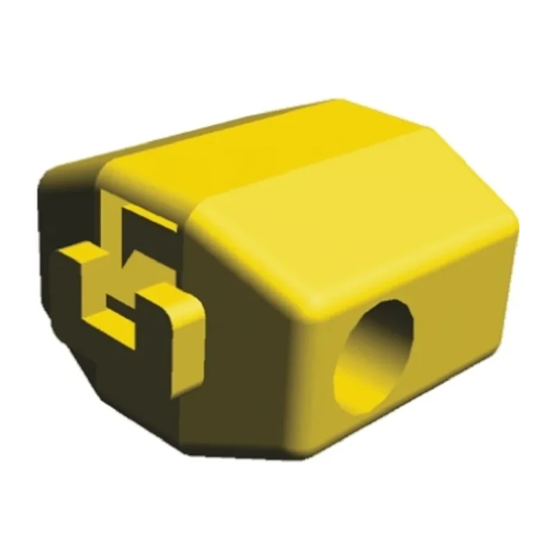 TE Connectivity Tap Splice Connector Insulated Yellow Brass Tin Contact 10 AWG 17.5mm Length 735411