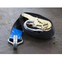 RS PRO 4 m Hook Ratchet Strap 45mm Wide 1200 kg Breaking Strain 729-3114