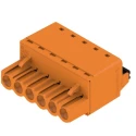 Weidmüller BL 5.08 Series 6-Contact Pluggable Terminal Block, 5.08 mm Pitch, 10 A, 300 V, 1 Row 1013730000