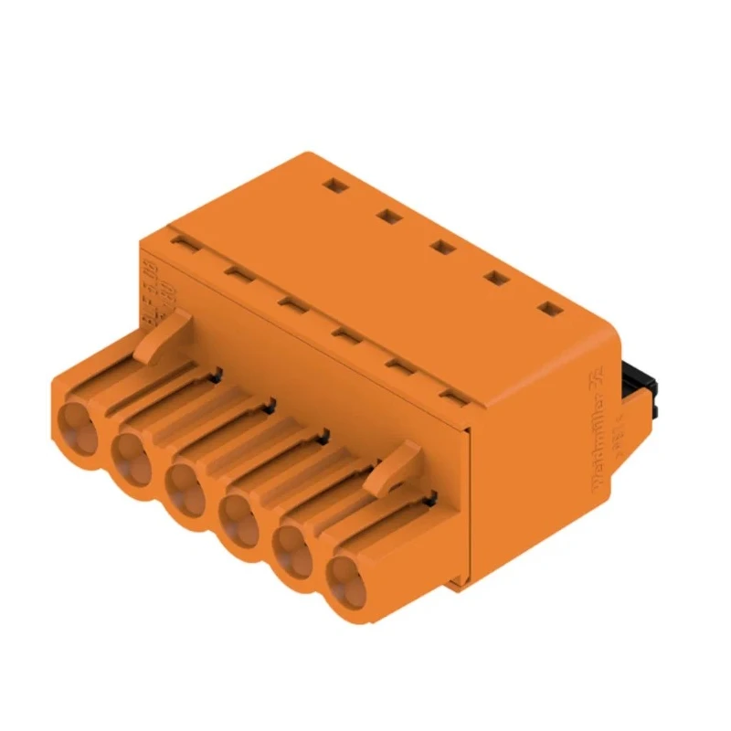 Weidmüller BL 5.08 Series 6-Contact Pluggable Terminal Block, 5.08 mm Pitch, 10 A, 300 V, 1 Row 1013730000