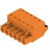 Weidmüller BL 5.08 Series 6-Contact Pluggable Terminal Block, 5.08 mm Pitch, 10 A, 300 V, 1 Row 1013730000