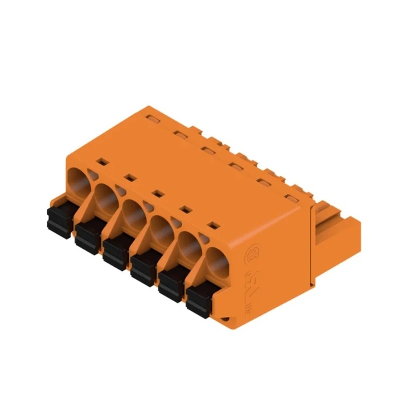 Weidmüller BL 5.08 Series 6-Contact Pluggable Terminal Block, 5.08 mm Pitch, 10 A, 300 V, 1 Row 1013730000
