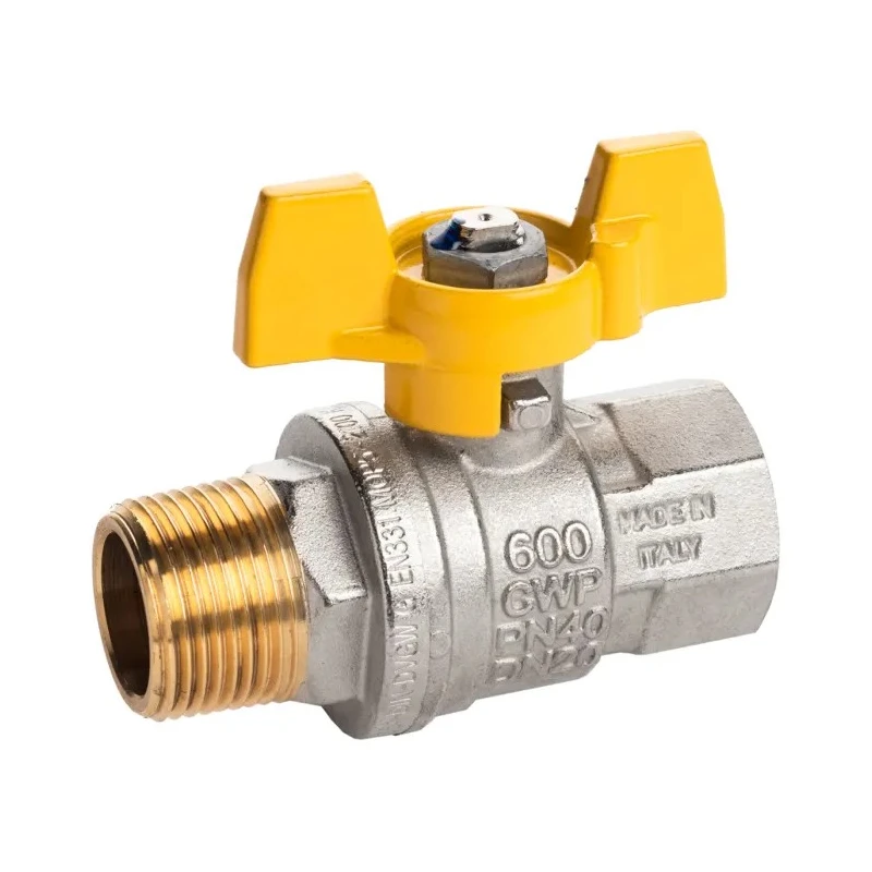 RS PRO Brass Threaded 2-Way BSPP Ball Valve 40 Bar Pressure Rating 733-5303