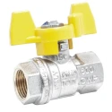 RS PRO Brass Threaded 2-Way BSPP Ball Valve 3/8 in, Nylon Handle, 20 Bar Pressure, Model 733-5271