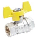 RS PRO Brass Threaded 2-Way BSPP Ball Valve 3/8 in, Nylon Handle, 20 Bar Pressure, Model 733-5271