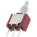 RS PRO Push Button Switch Momentary PCB SPDT Red LED 28V dc 120V ac 3A 50000 Cycles Cap Actuator 85°C 7346782P