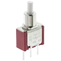 RS PRO Push Button Switch Momentary PCB SPDT Red LED 28V dc 120V ac 3A 50000 Cycles Cap Actuator 85°C 7346782P