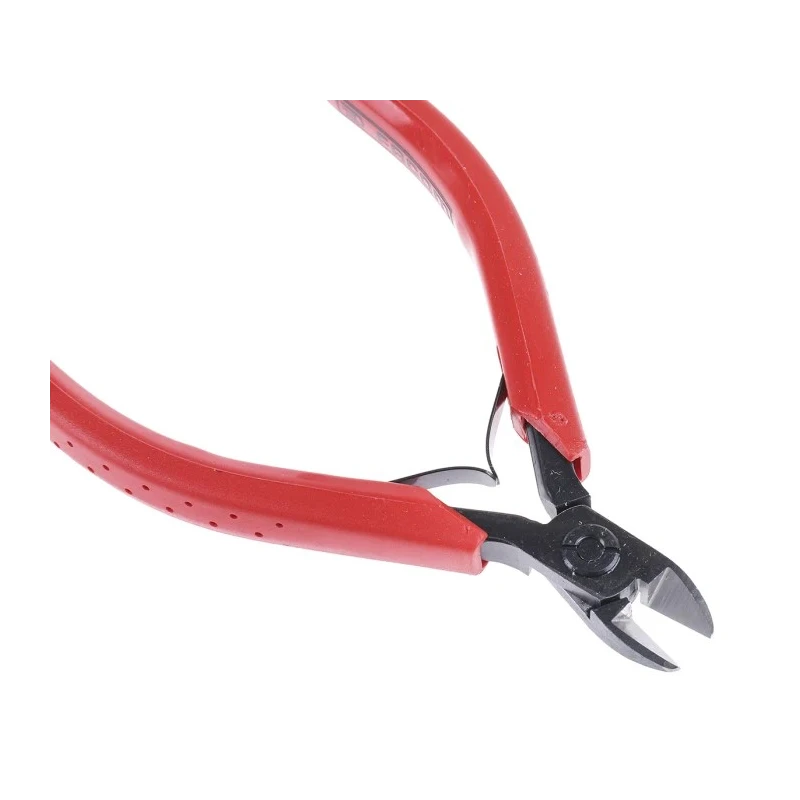 Facom Diagonal Cable Cutter with Red Grips, 110mm Length, Maximum Cutting Capacity 1.4mm 405.10