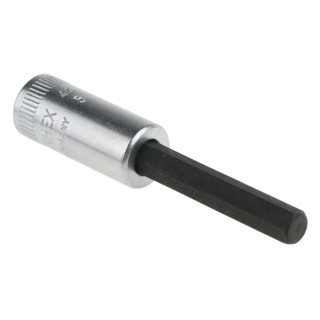 STAHLWILLE 1/4 in Drive Bit Square Chrome Alloy Steel Socket 30mm Overall Length 01050005