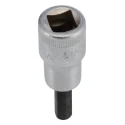 STAHLWILLE 3/8 in Drive Bit Square Socket, Chrome Alloy Steel, 20mm Overall Length 02450016
