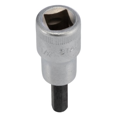 STAHLWILLE 3/8 in Drive Bit Square Socket, Chrome Alloy Steel, 20mm Overall Length 02450016